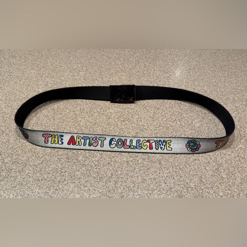 Unisex Zumiez Canvas Adjustable Belt “The Artist Collective”